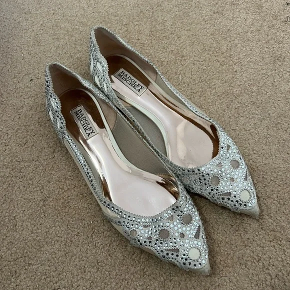 badgley mischka BHLDN gigi pointed toe flats - Picture 7 of 8